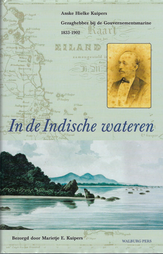 Omslag van In de Indische wateren, tweedehands boek bij Boekhandel Bloks