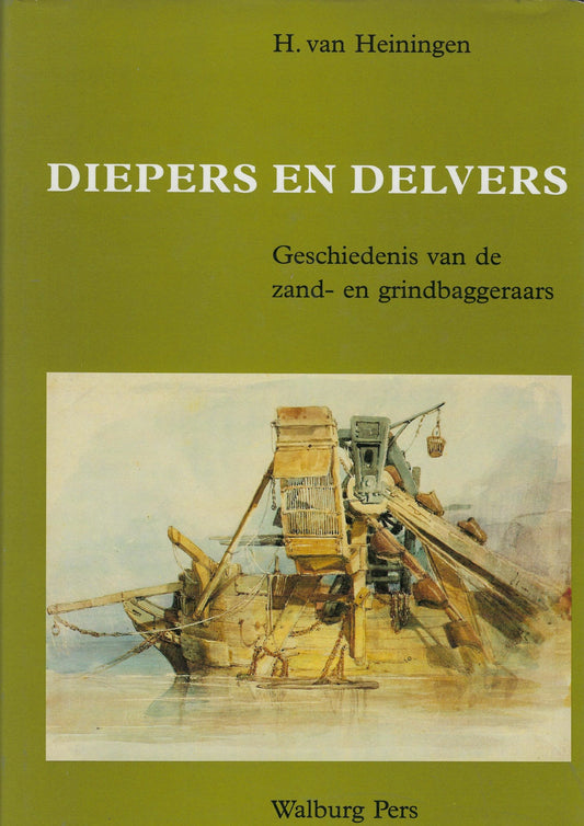 Omslag van Diepers en delvers, tweedehands boek bij Boekhandel Bloks