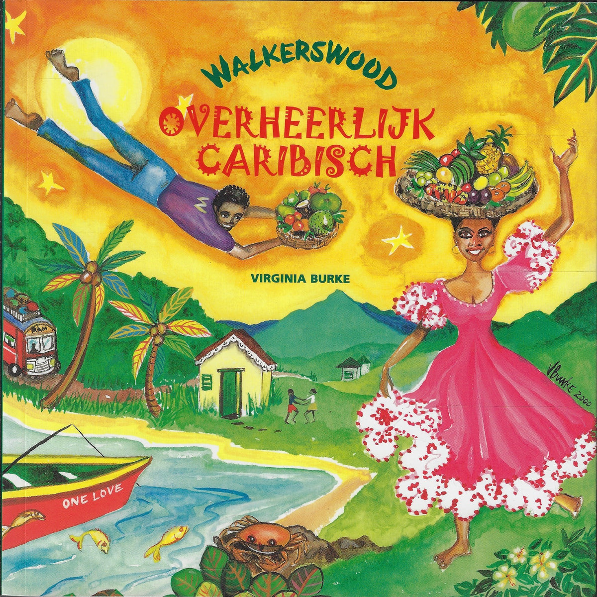 Omslag van Walkerswood Overheerlijk Caribisch, tweedehands boek bij Boekhandel Bloks