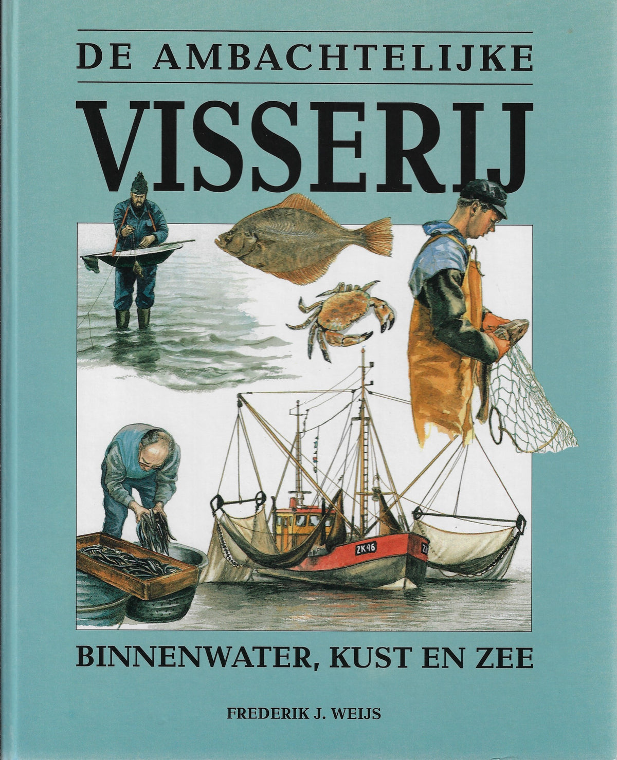 Omslag van De ambachtelijke visserij / binnenwater, kust en zee, tweedehands boek bij Boekhandel Bloks