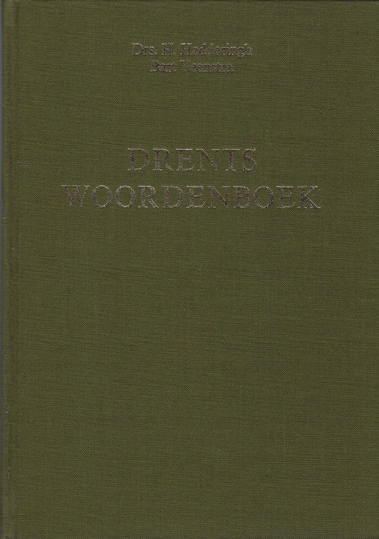 Omslag van Drents woordenboek, tweedehands boek bij Boekhandel Bloks