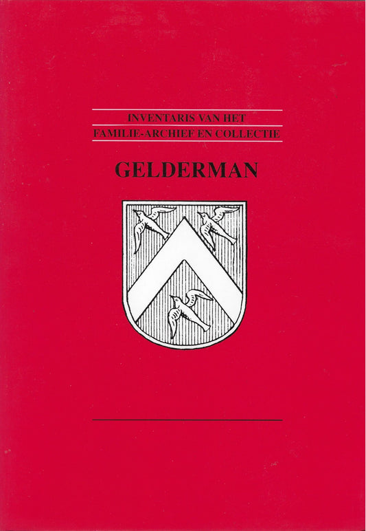 Omslag van Inventaris 'Zwolse' familie-archief Gelderman, tweedehands boek bij Boekhandel Bloks