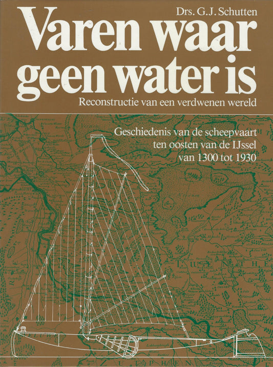 Omslag van Varen waar geen water is, tweedehands boek bij Boekhandel Bloks