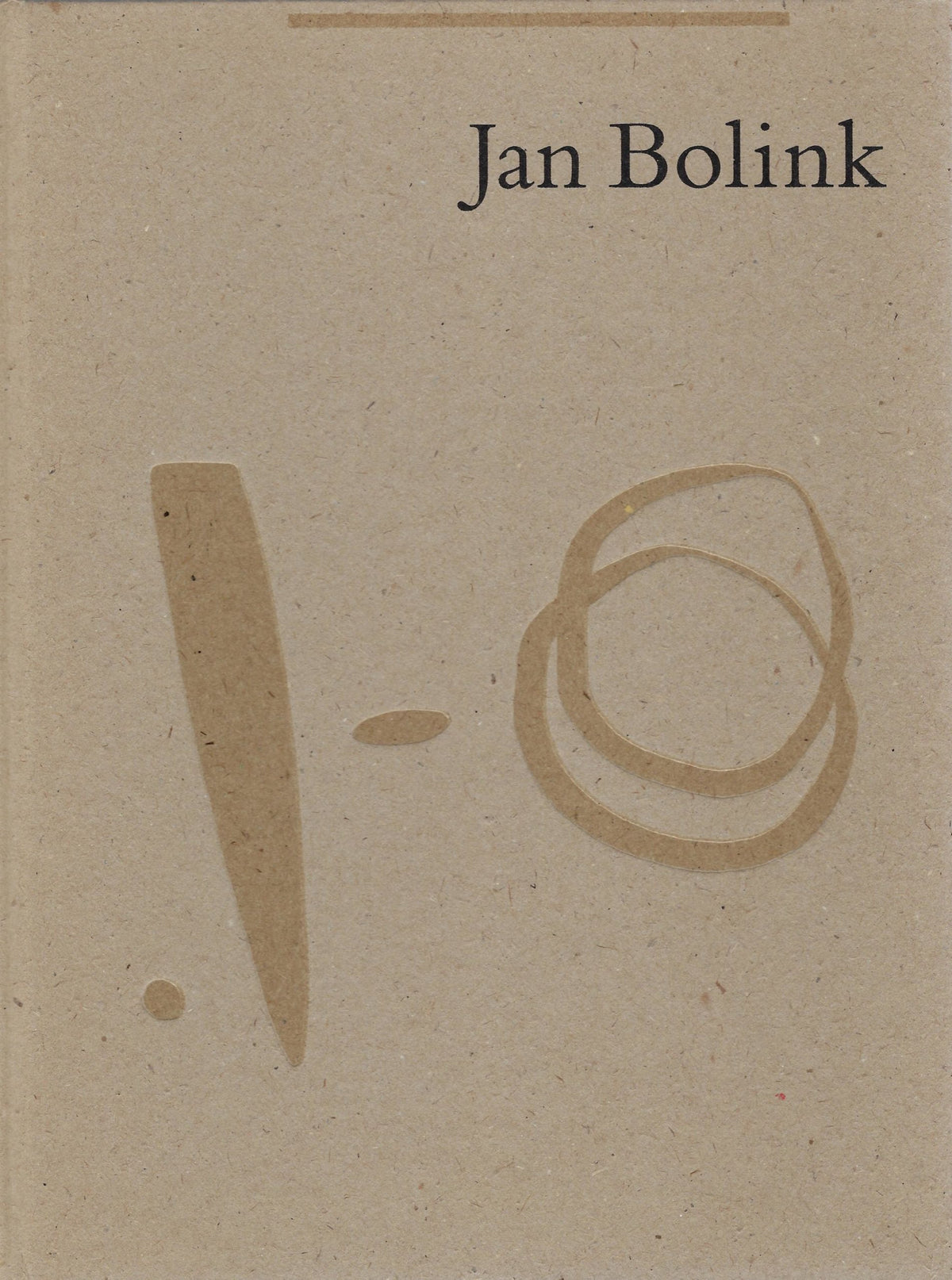 Omslag van Jan Bolink kunstenaar, tweedehands boek bij Boekhandel Bloks