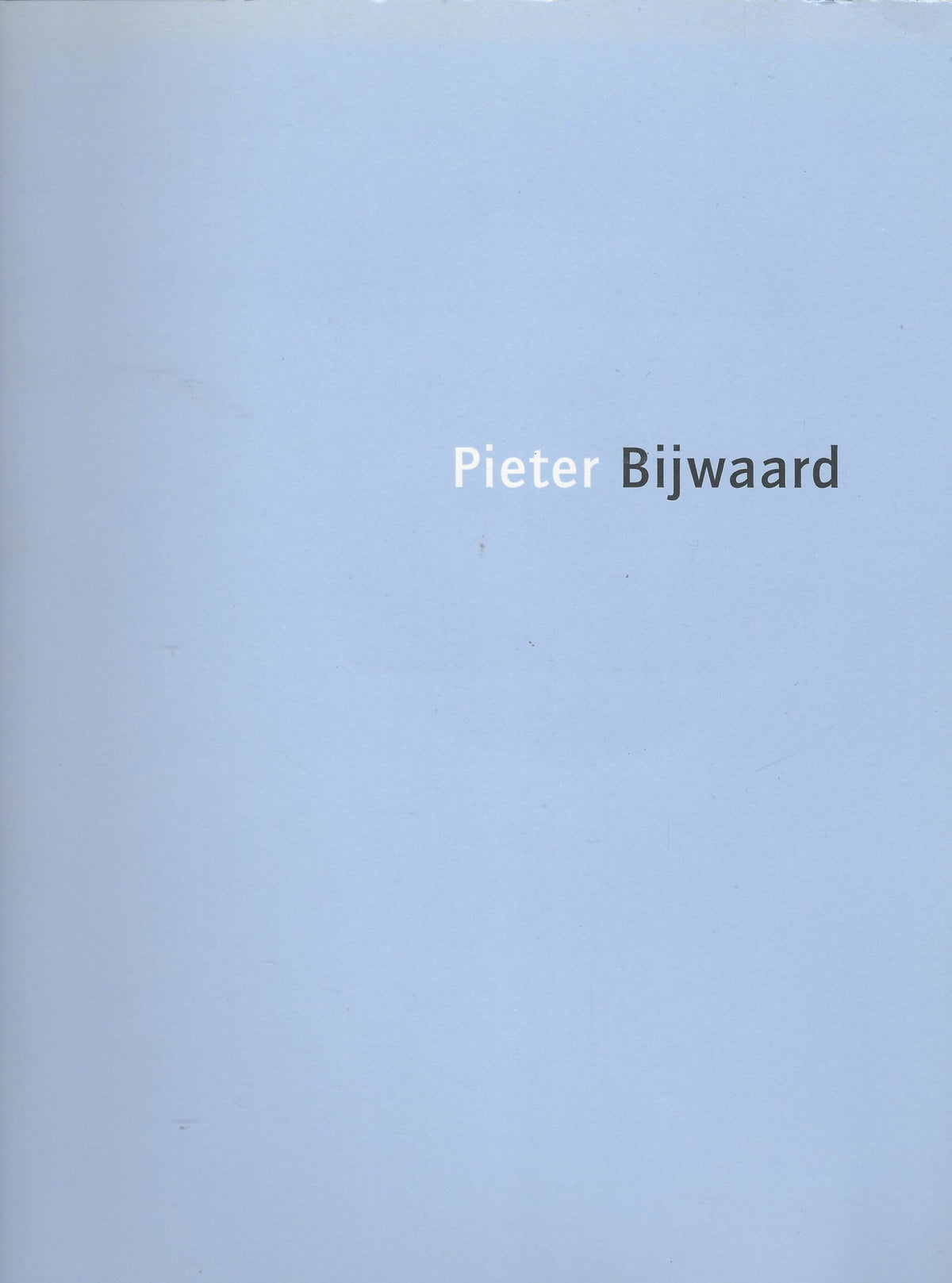 Omslag van Pieter Bijwaard - Luxe editie, tweedehands boek bij Boekhandel Bloks
