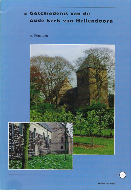 Omslag van Geschiedenis van de oude kerk van Hellendoorn, tweedehands boek bij Boekhandel Bloks