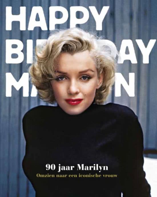 Omslag van 90 jaar Marilyn. Omzien naar een iconische vrouw, tweedehands boek bij Boekhandel Bloks
