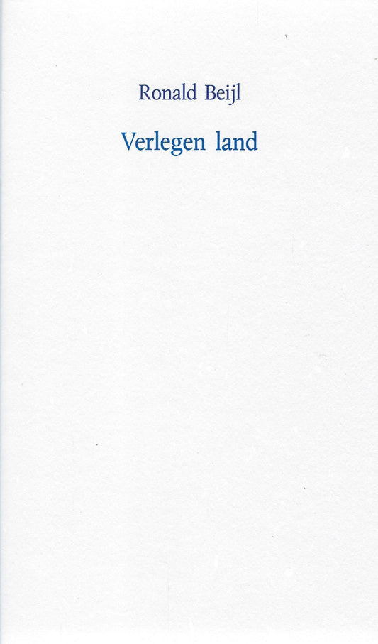 Omslag van Verlegen land, tweedehands boek bij Boekhandel Bloks