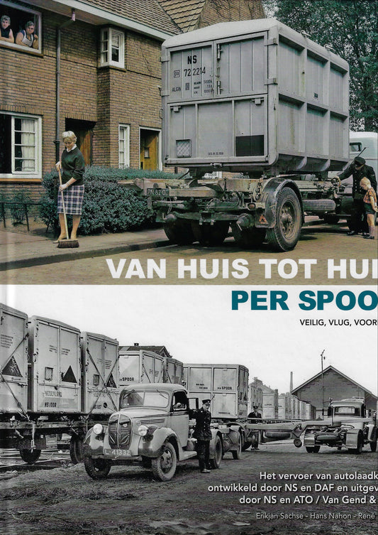 Omslag van Van huis tot huis per spoor, tweedehands boek bij Boekhandel Bloks