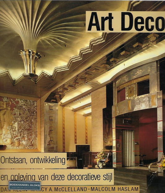 Omslag van Art deco Ontstaan, ontwikkeling en opleving., tweedehands boek bij Boekhandel Bloks