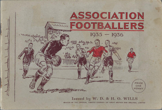 Omslag van Association Footballers 1935-1936, tweedehands boek bij Boekhandel Bloks