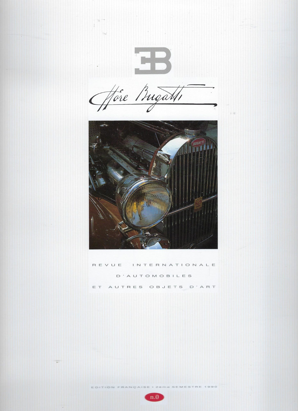 Omslag van Ettore Bugatti - Revue internationale D'automobiles et autre objets D'art, tweedehands boek bij Boekhandel Bloks
