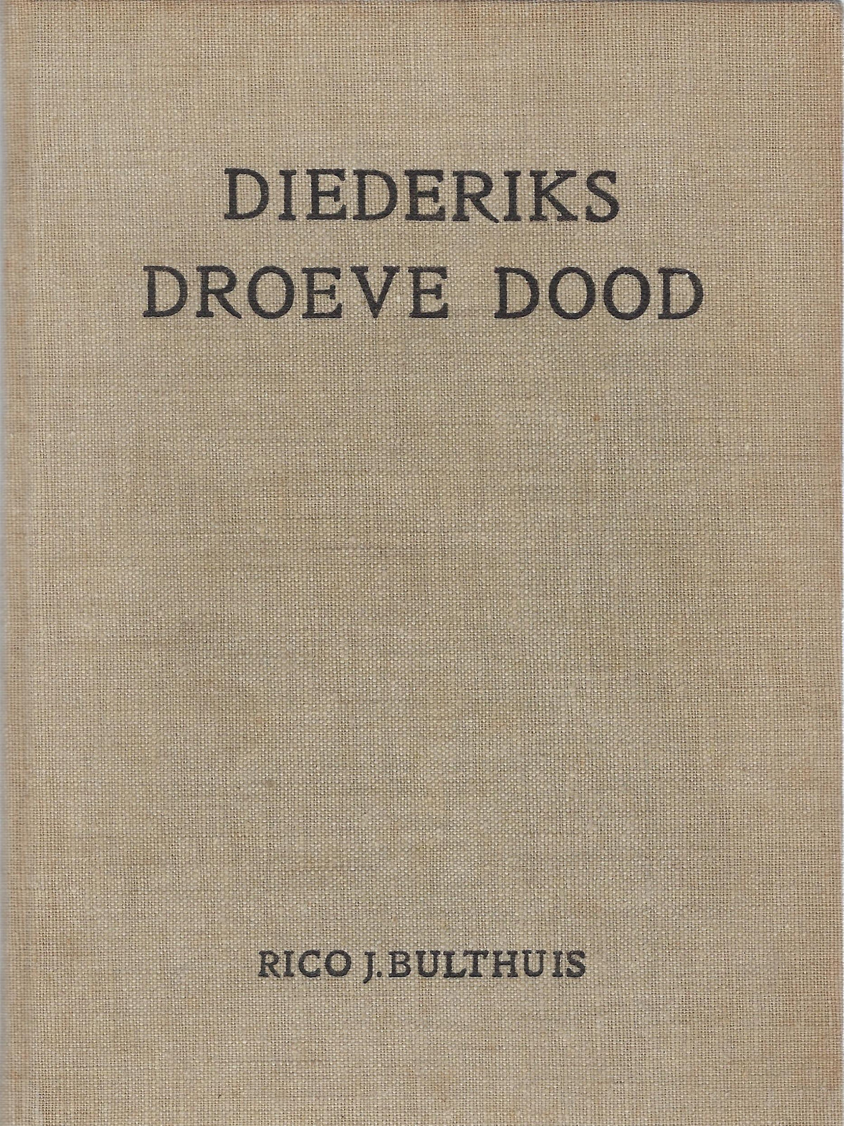 Omslag van Diederiks droeve dood. Sprookje voor marionetten., tweedehands boek bij Boekhandel Bloks