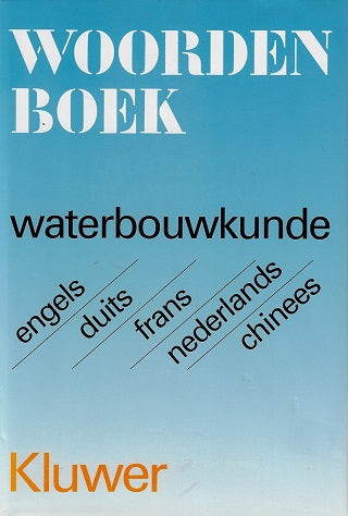 Omslag van Woordenboek Waterbouwkunde, tweedehands boek bij Boekhandel Bloks