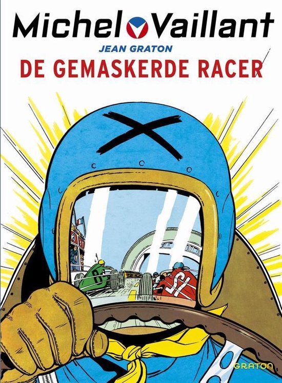 Omslag van Michel Vaillant / De gemaskerde racer, tweedehands boek bij Boekhandel Bloks