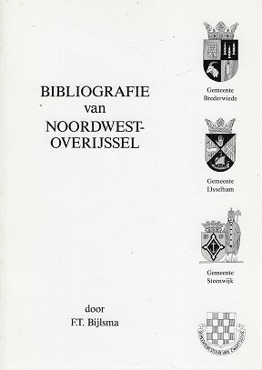 Omslag van Bibliografie van noord-west overyssel, tweedehands boek bij Boekhandel Bloks