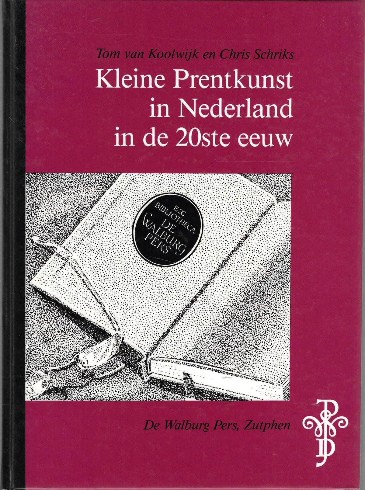 Omslag van Kleine prentkunst in Nederland 20e eeuw, tweedehands boek bij Boekhandel Bloks