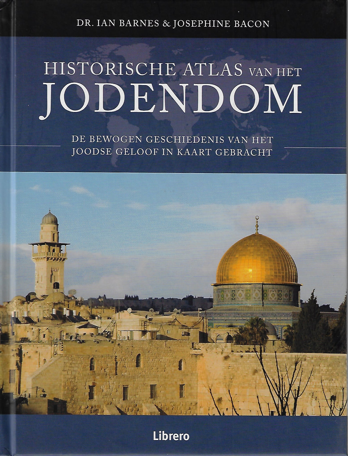 Omslag van Historische atlas van het Jodendom / De bewogen geschiedenis van het Joodse geloof in kaart gebracht, tweedehands boek bij Boekhandel Bloks