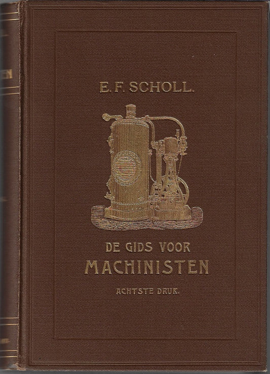 Omslag van De gids voor machinisten 1909, tweedehands boek bij Boekhandel Bloks