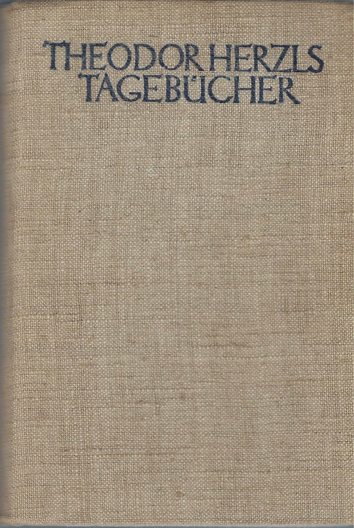 Omslag van Theodor Herzls Tagebücher (3 delen compleet), tweedehands boek bij Boekhandel Bloks