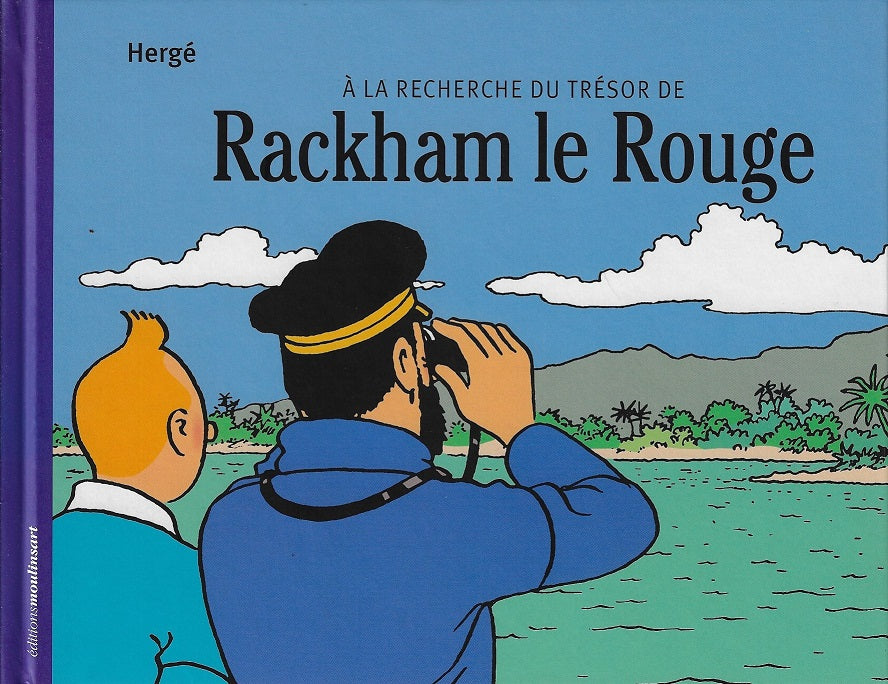 Omslag van À la recherche du trésor de Rackham le Rouge, tweedehands boek bij Boekhandel Bloks