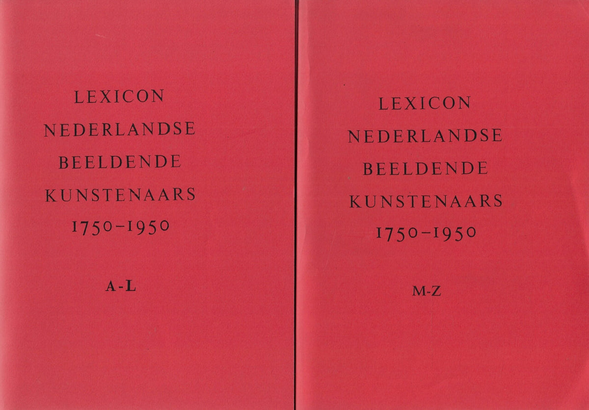 Omslag van Lexicon Nederlandse Beeldende Kunstenaars 1750-1950, tweedehands boek bij Boekhandel Bloks