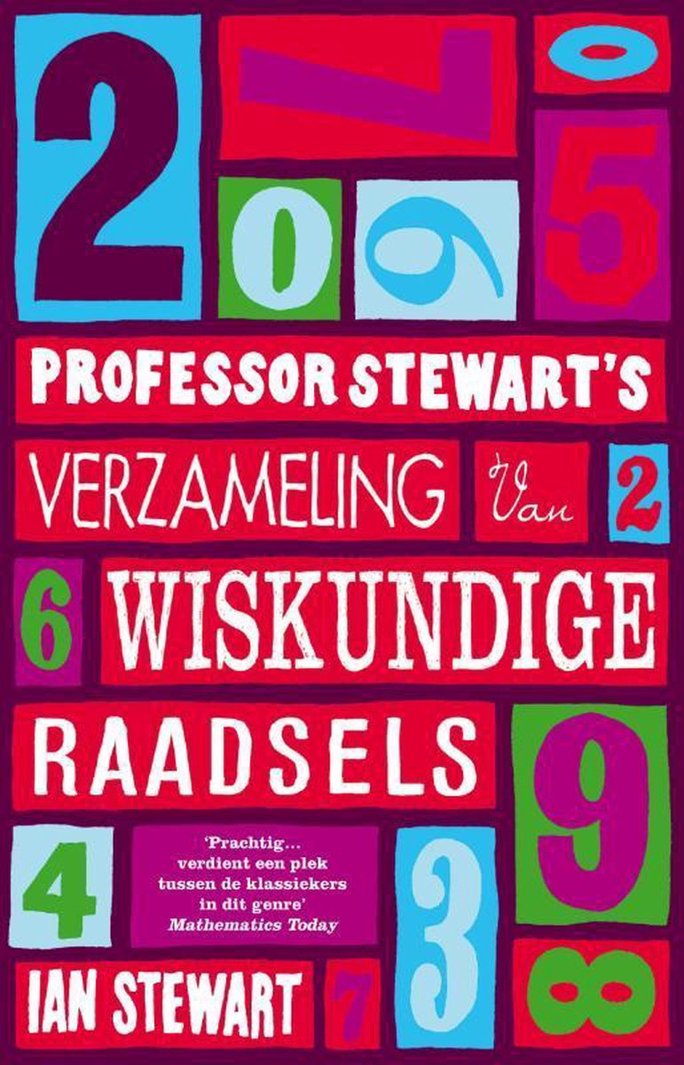Omslag van Professor Stewart's verzameling van wiskundige raadsels, tweedehands boek bij Boekhandel Bloks