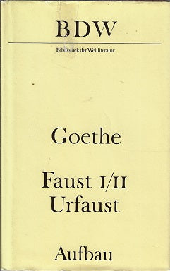 Omslag van Faust I/II Urfaust, tweedehands boek bij Boekhandel Bloks