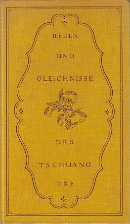 Omslag van Reden und Gleichnisse des Tschuang Tse, tweedehands boek bij Boekhandel Bloks