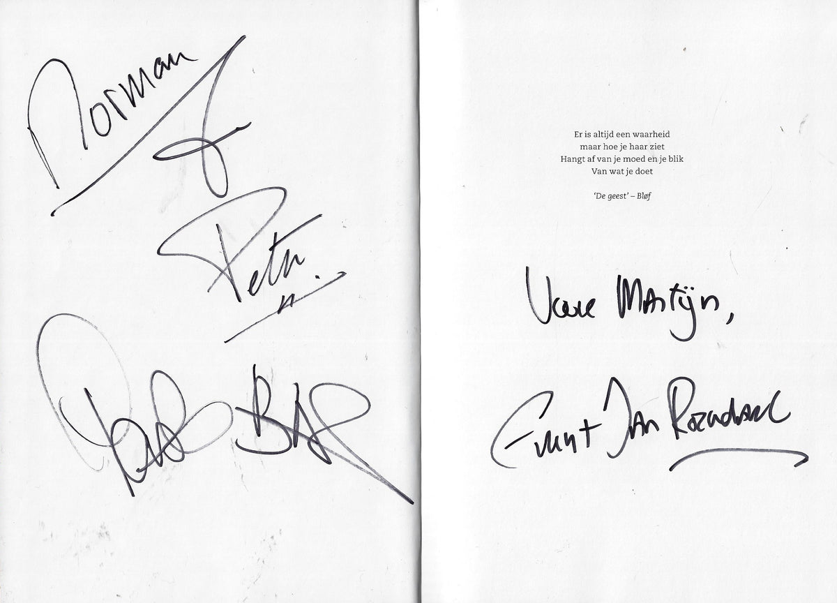 Omslag van HIER / 20 jaar Blof *5x GESIGNEERD*, tweedehands boek bij Boekhandel Bloks