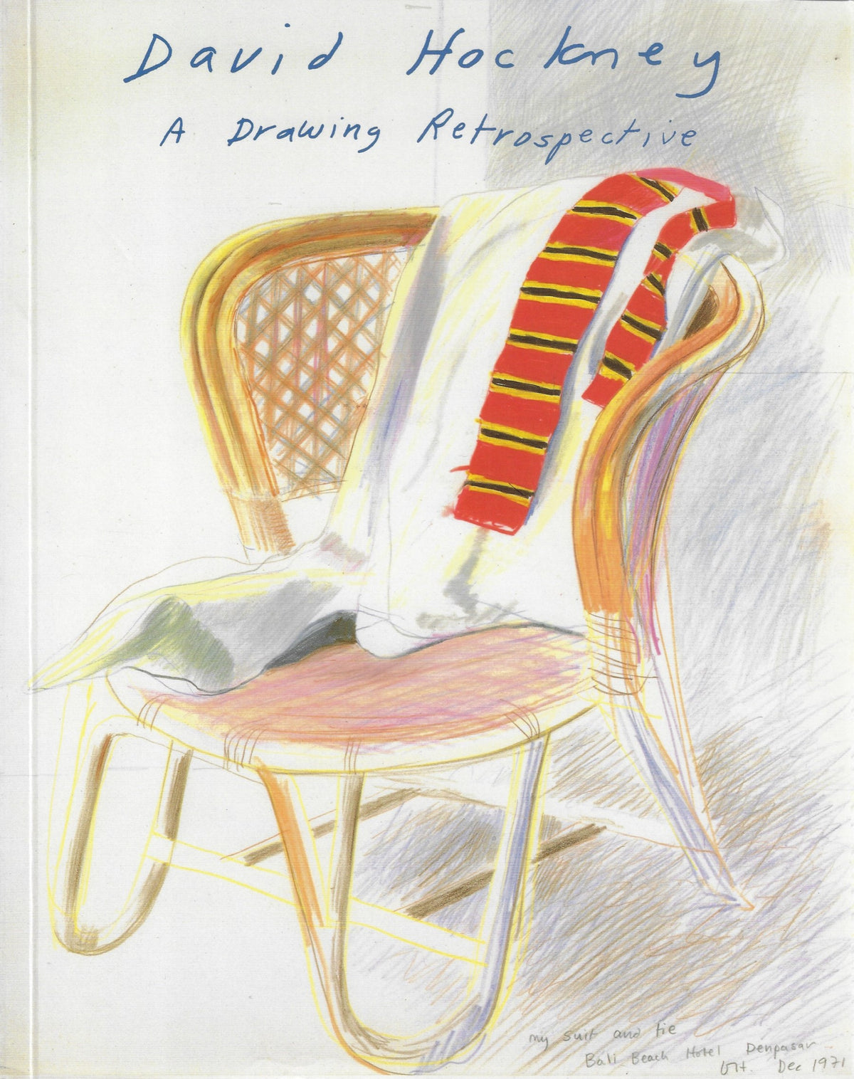 Omslag van David Hockney - a drawing Retrospective, tweedehands boek bij Boekhandel Bloks