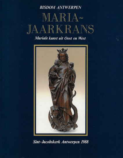 Omslag van Maria-Jaarkrans door Kan. K. Matheussen, tweedehands boek bij Boekhandel Bloks