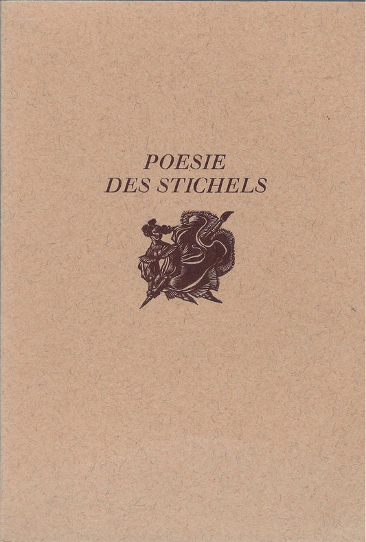 Omslag van Poesie des Stichels Hedwig Zum Tobel / Gustav Dichler, tweedehands boek bij Boekhandel Bloks