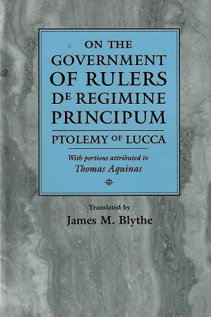 Omslag van On the Government of Rulers / De Regimine Principum, tweedehands boek bij Boekhandel Bloks