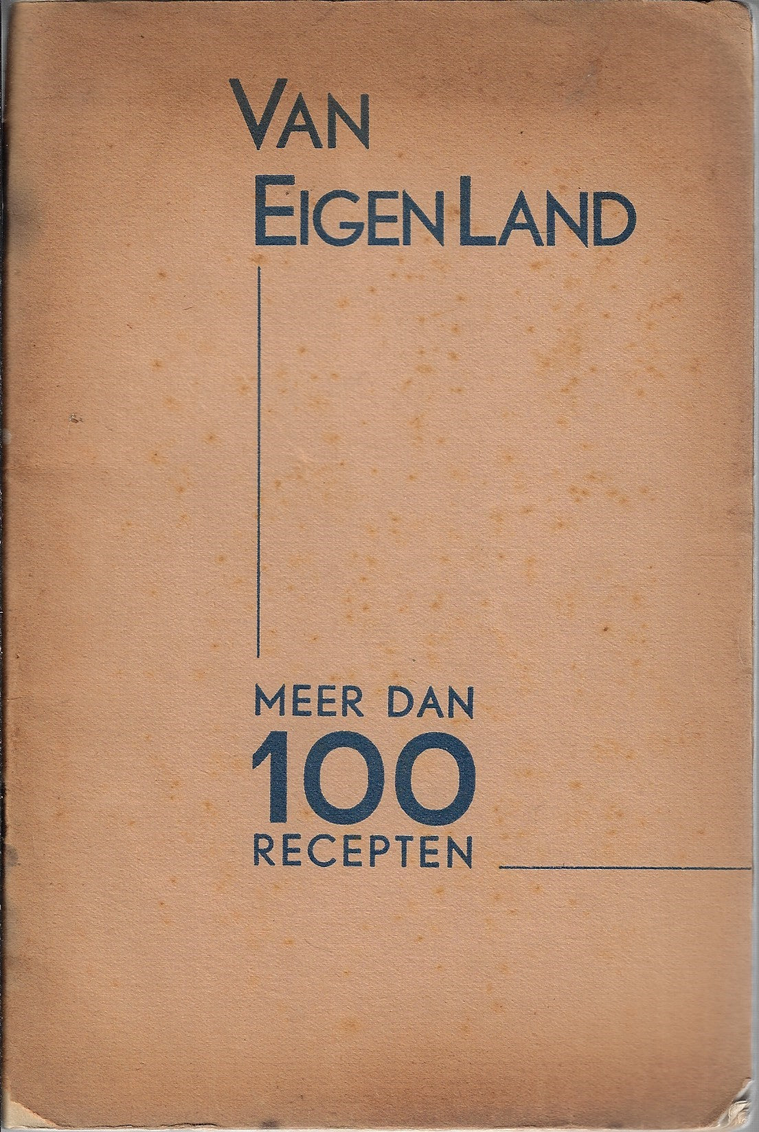 Omslag van Verzameling van 17 verschillende oude kookboekjes, tweedehands boek bij Boekhandel Bloks