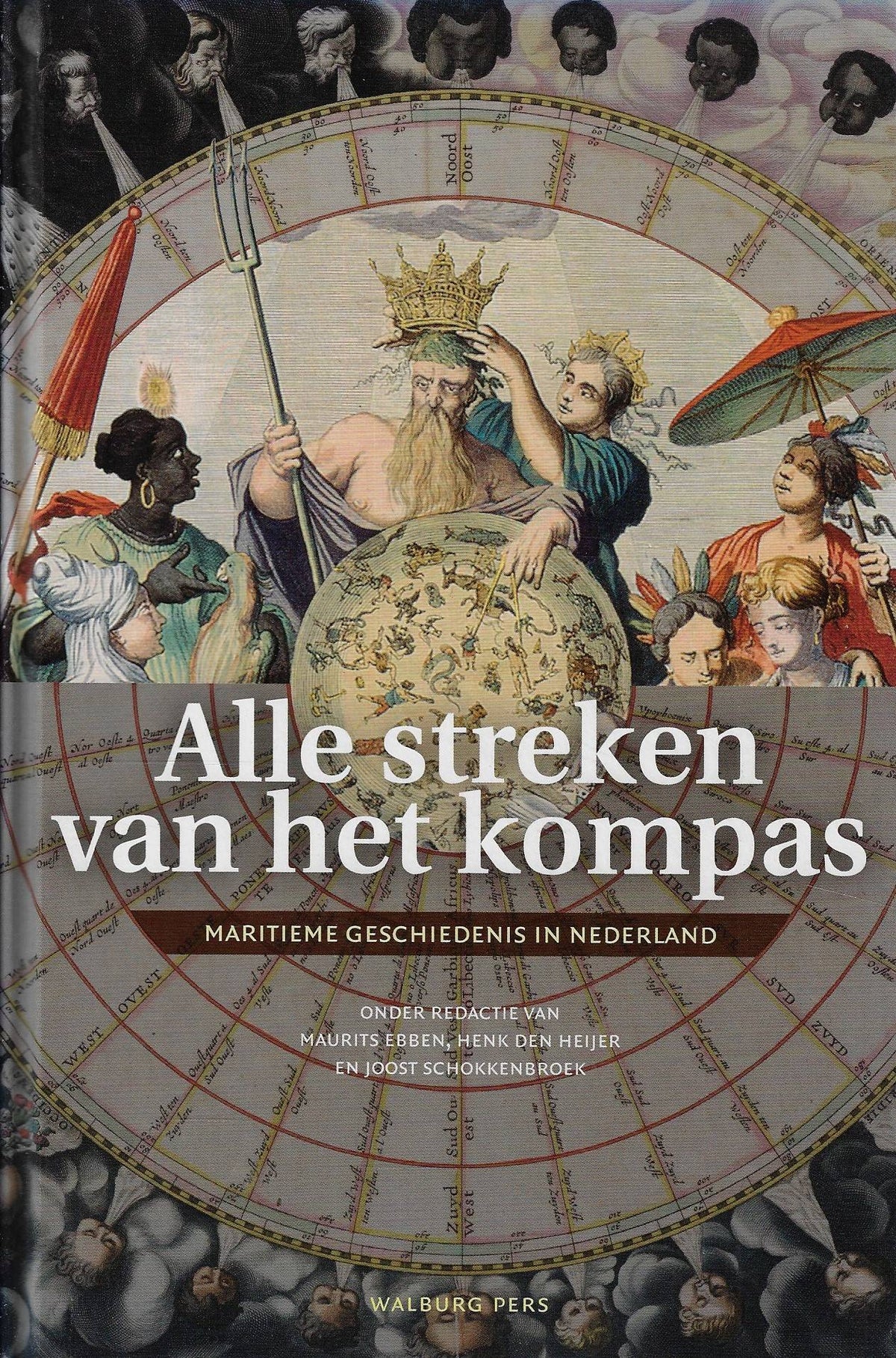 Omslag van Alle streken van het kompas / maritieme geschiedenis in Nederland, tweedehands boek bij Boekhandel Bloks