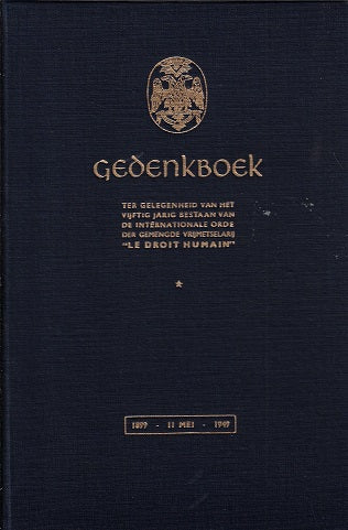 Omslag van GEDENKBOEK, tweedehands boek bij Boekhandel Bloks