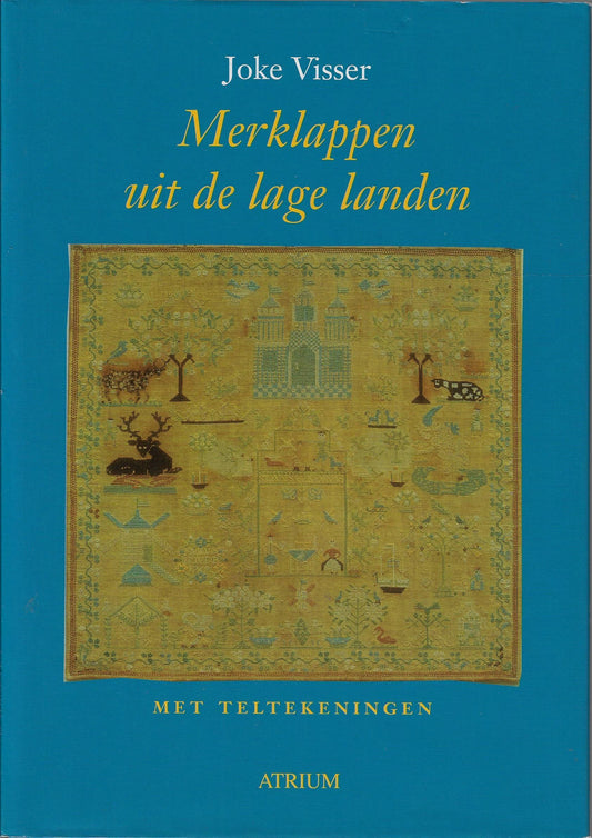 Omslag van Merklappen uit de lage landen, tweedehands boek bij Boekhandel Bloks
