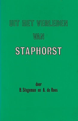 Omslag van Uit het verleden van staphorst, tweedehands boek bij Boekhandel Bloks