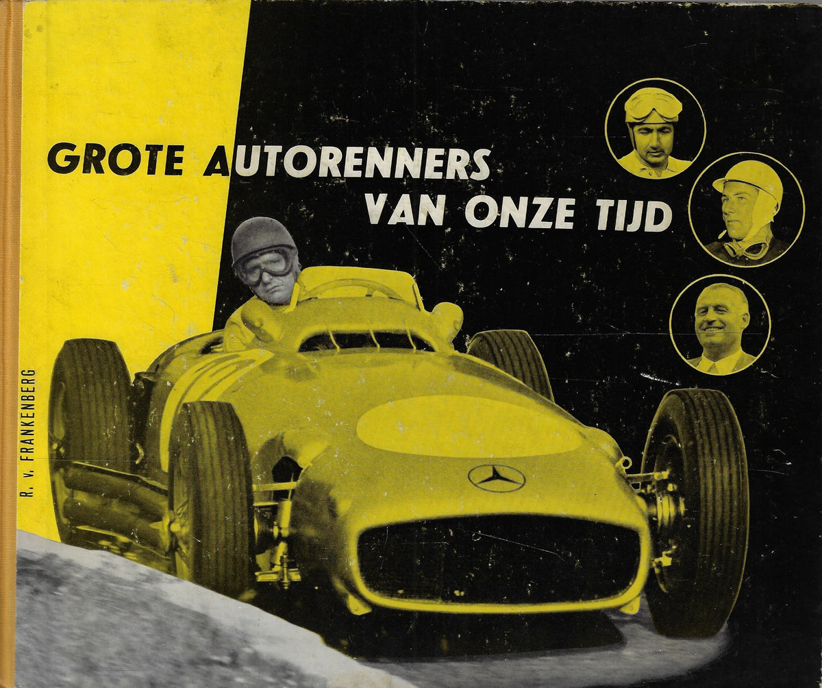 Omslag van Grote autorenners van onze tijd, tweedehands boek bij Boekhandel Bloks