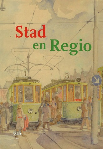 Omslag van Groninger historische reeks Stad en Regio / opstellen aangeboden aan prof. dr. Pim Kooij bij zijn afscheid als hoogleraar economische en sociale geschiedenis aan de Rijksuniversiteit Groningen, tweedehands boek bij Boekhandel Bloks