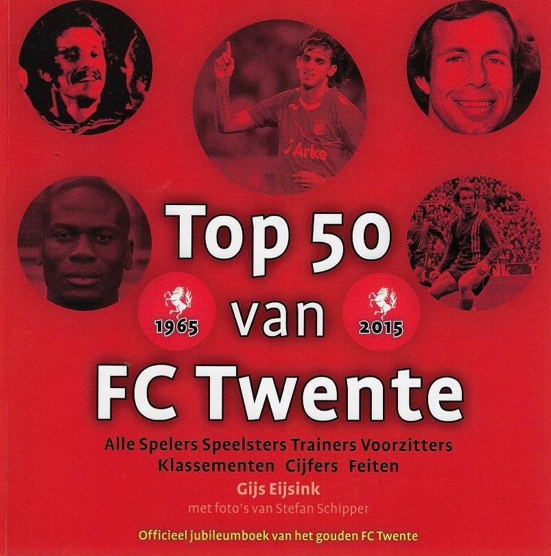 Omslag van Top 50 van FC Twente, tweedehands boek bij Boekhandel Bloks