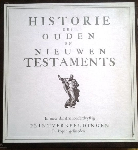 Omslag van Historie des ouden en nieuwen testaments, tweedehands boek bij Boekhandel Bloks