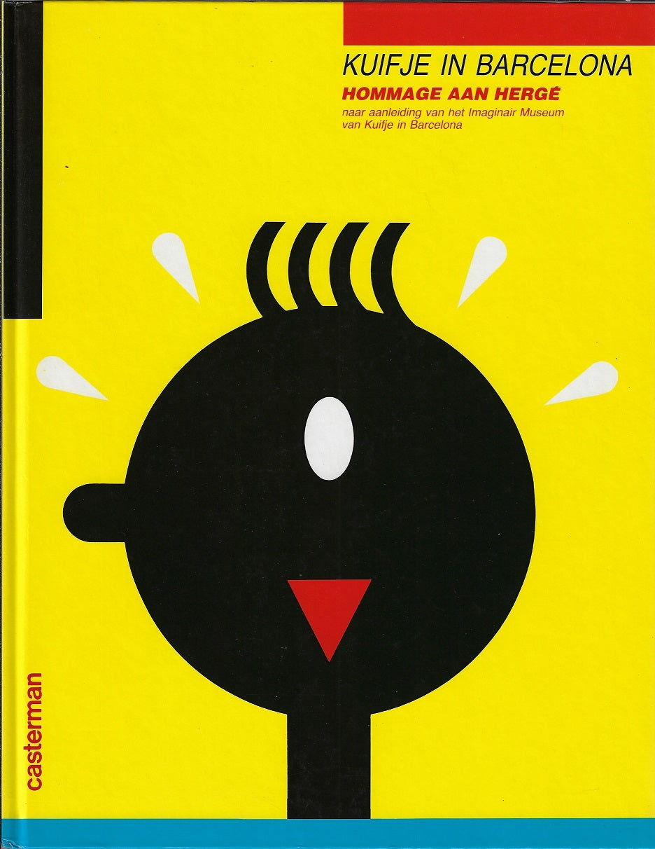 Omslag van Kuifje in Barcelona / hommage aan Herge, tweedehands boek bij Boekhandel Bloks
