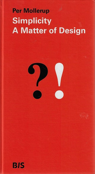 Omslag van Simplicity / a matter of design, tweedehands boek bij Boekhandel Bloks