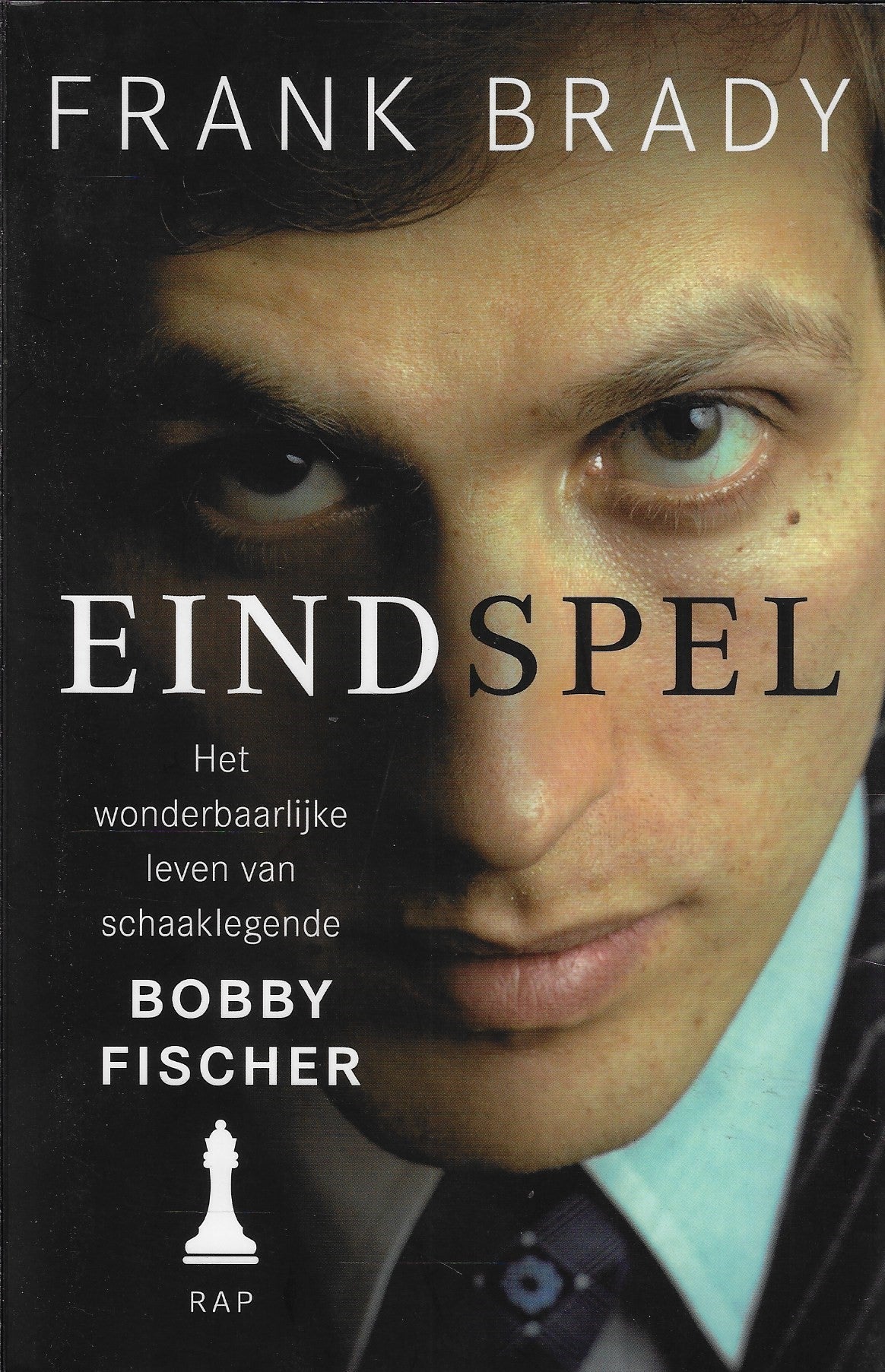 Omslag van Eindspel / het wonderbaarlijke leven van Bobby Fischer, tweedehands boek bij Boekhandel Bloks