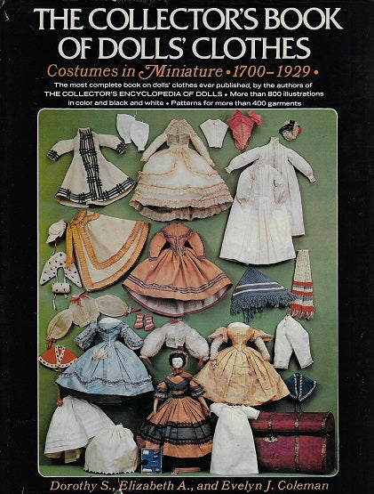 Omslag van The collector's book of dolls' clothes, tweedehands boek bij Boekhandel Bloks