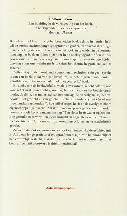 Omslag van Boeken Maken, tweedehands boek bij Boekhandel Bloks