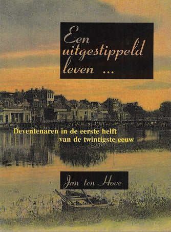 Omslag van Uitgestippeld leven, tweedehands boek bij Boekhandel Bloks