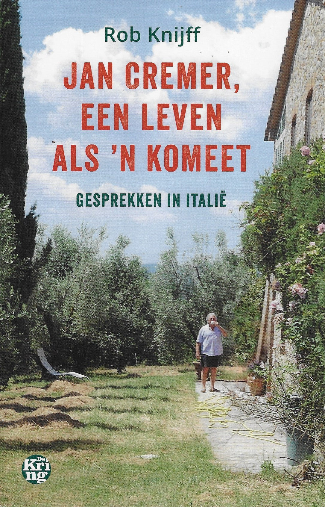 Omslag van Jan Cremer, een leven als ’n komeet / Gesprekken in Italië, tweedehands boek bij Boekhandel Bloks